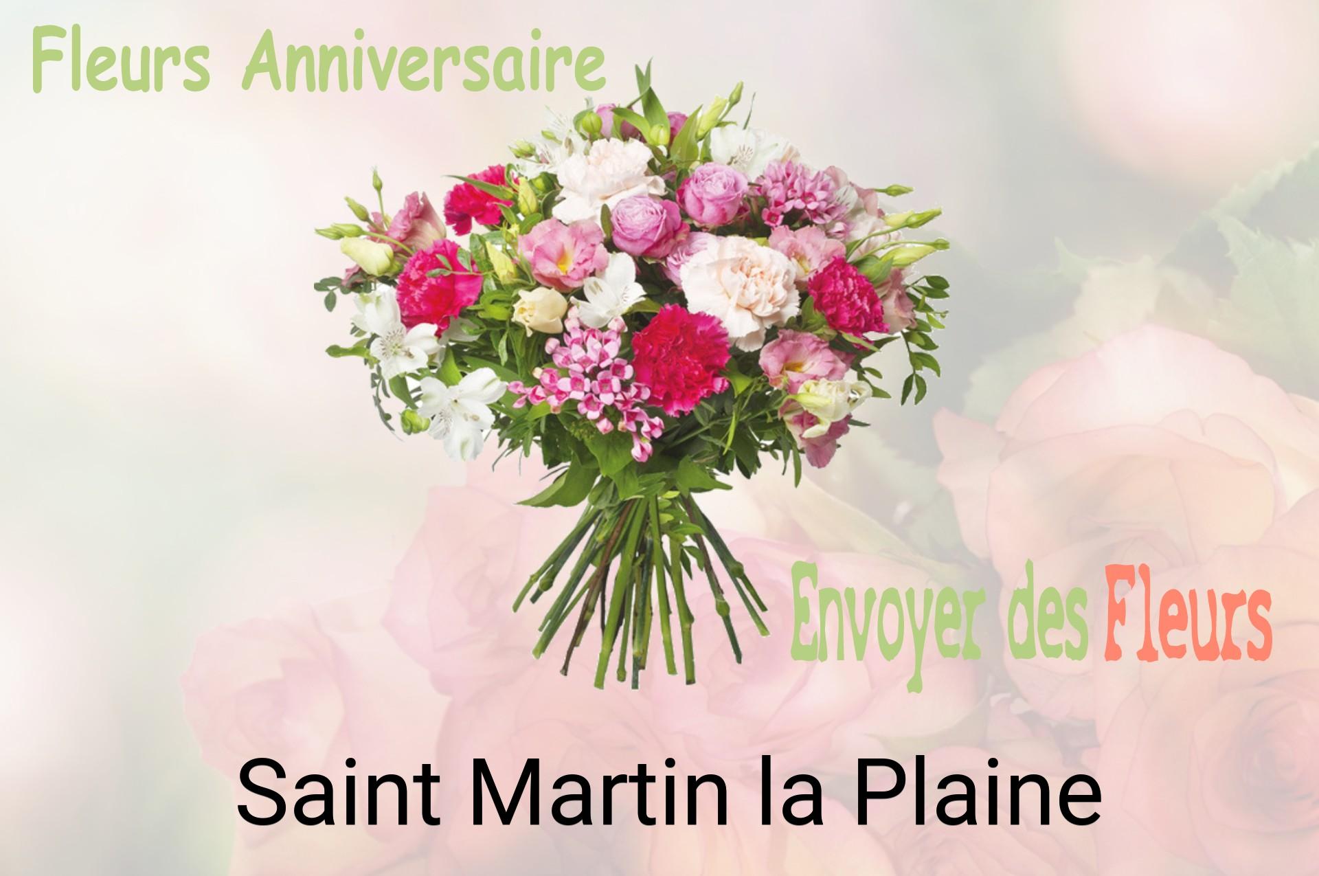 Bouquet de fleurs d’anniversaire livré à Saint-Martin-la-Plaine