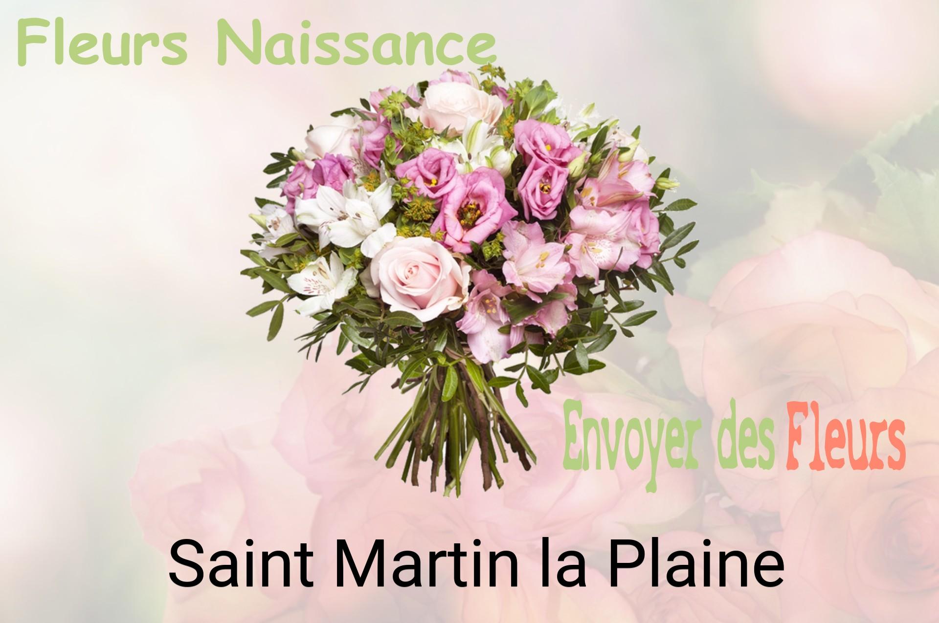 Bouquet de fleurs de naissance livré à Saint-Martin-la-Plaine